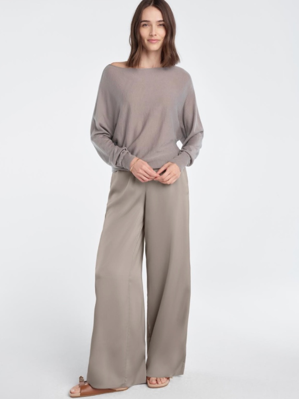 The Everything Wide Leg ~ Soft Taupe